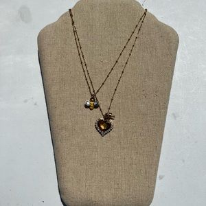Betsy Johnson Bee Necklace